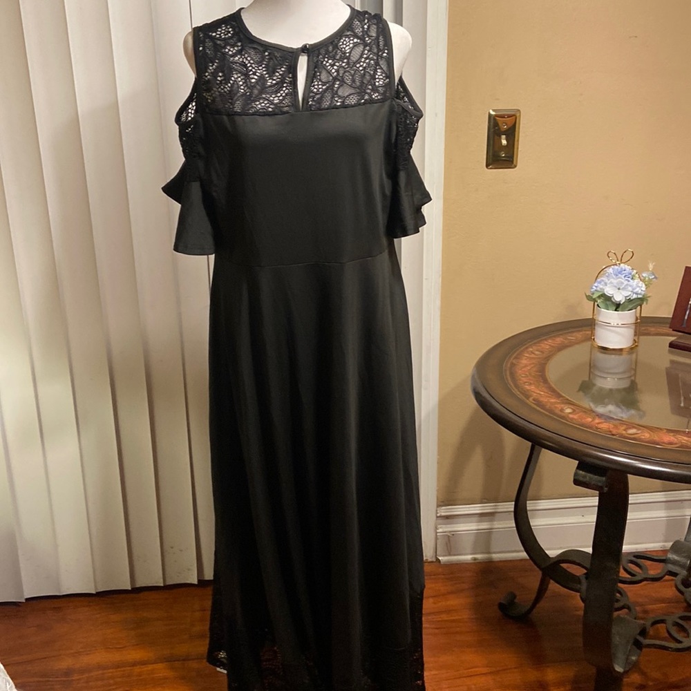 New long Black dress